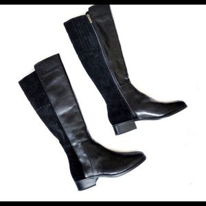 NIB H by Halston Leather & Suede Boots